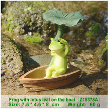 Load image into Gallery viewer, Everyday Collection Animal Frog Fairy Garden Figurines Miniature Landscape Home Decoration Accessories Birthday Gift Souvenirs
