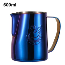 Load image into Gallery viewer, JIBBI Milk Steaming Frothing Pitcher Stainless Steel Non-Stick Milk Jug Pull Flower Cup Perfect for Coffee Cappuccino Latte Art
