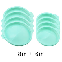 Load image into Gallery viewer, Silicone Layered Cake Round Shape Mold Kitchen Bakeware DIY Desserts Baking Mold Mousse Cake Moulds Baking Pan Tools
