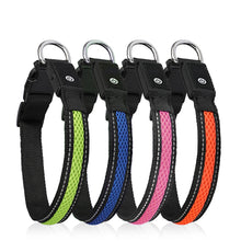 Load image into Gallery viewer, MASBRILL LED Dog Collar Luminous Pet Products Safety Stylish Flashing Glow Necklace Waterproof Reflective Pet Dog Accessories
