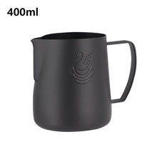 Load image into Gallery viewer, JIBBI Milk Steaming Frothing Pitcher Stainless Steel Non-Stick Milk Jug Pull Flower Cup Perfect for Coffee Cappuccino Latte Art
