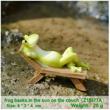 Load image into Gallery viewer, Everyday Collection Animal Frog Fairy Garden Figurines Miniature Landscape Home Decoration Accessories Birthday Gift Souvenirs
