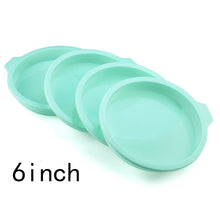 Load image into Gallery viewer, Silicone Layered Cake Round Shape Mold Kitchen Bakeware DIY Desserts Baking Mold Mousse Cake Moulds Baking Pan Tools
