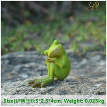 Load image into Gallery viewer, Everyday Collection Animal Frog Fairy Garden Figurines Miniature Landscape Home Decoration Accessories Birthday Gift Souvenirs
