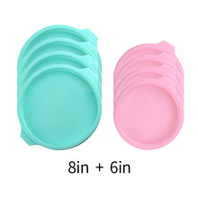 Load image into Gallery viewer, Silicone Layered Cake Round Shape Mold Kitchen Bakeware DIY Desserts Baking Mold Mousse Cake Moulds Baking Pan Tools
