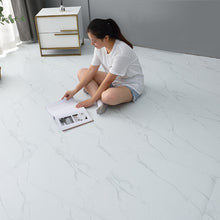 Load image into Gallery viewer, Simulated Marble Tile Floor Sticker PVC Waterproof Self-adhesive for Living room Toilet Kitchen Home Floor Decor 3d Wall sticker
