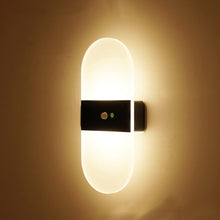 Load image into Gallery viewer, USB Rechargeable Wall Lights Home Indoor Motion Sensor Lighting Bedroom Bedside Lamp Corridor Stairway Decor Lights Wall Lamp
