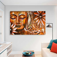 Load image into Gallery viewer, Buddha Wall Art Canvas Print,Spiritual Mural Large Buddhism Art Religious Artwork Poster and Painting for Living Room Home Decor
