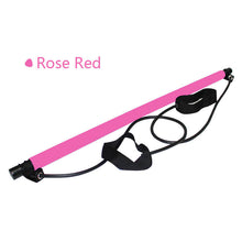 Load image into Gallery viewer, Workout Equipment Leg Women Gym Yoga Pull Rods Home Pilates Bar Abdominal Resistance Exercise Stick Toning Fitness Rope Puller
