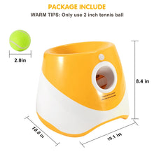 Load image into Gallery viewer, Dog Tennis Launcher Automatic Pet Dogs Chase Toy Mini Tennis Throwing Pinball Machine Fun Interactive Throw Rechargable Catapult
