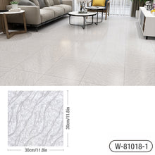 Load image into Gallery viewer, Simulated Marble Tile Floor Sticker PVC Waterproof Self-adhesive for Living room Toilet Kitchen Home Floor Decor 3d Wall sticker
