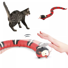 Load image into Gallery viewer, Smart Sensing Interactive Cat Toys Automatic Eletronic Snake Cat Teasering Play USB Rechargeable Kitten Toys for Cats Dogs Pet
