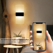 Load image into Gallery viewer, USB Rechargeable Wall Lights Home Indoor Motion Sensor Lighting Bedroom Bedside Lamp Corridor Stairway Decor Lights Wall Lamp
