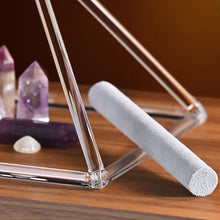 Load image into Gallery viewer, CVNC Crystal Singing Bowl Pyramid 8&quot;or 9&quot; Chakra Quartz High Quality for Relaxation Sound Meditation
