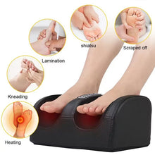 Load image into Gallery viewer, Electric Foot Massage Shiatsu Therapy Relax Health Care Infrared Heating Body Massager Heat Deep Muscles Kneading Roller
