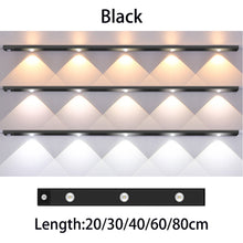 Load image into Gallery viewer, PZSUNLY Cabinet Light USB Rechargeable Motion Sensor Led Light For Kitchen Wardrobe Cabinet Lighting 20cm/30cm/40cm/60CM/80CM
