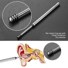 Load image into Gallery viewer, 6 Pcs Stainless Steel Earpick Set Ear Vax Remover Double Headed Spiral Cleaning Tools Curette Spoon Care
