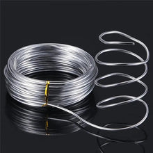 Load image into Gallery viewer, 10M Silver Aluminum Craft Wire Versatile Bendable Metal Craft Wire For Making Dolls Skeleton DIYs Jewelry Crafts 1/1.5/2mm
