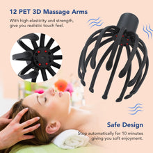 Load image into Gallery viewer, Electric Octopus Claw Scalp Massager Anti-stress Relief Headache Stimulation Vibration Head Massager Scratcher
