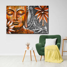 Load image into Gallery viewer, Buddha Wall Art Canvas Print,Spiritual Mural Large Buddhism Art Religious Artwork Poster and Painting for Living Room Home Decor
