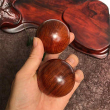 Load image into Gallery viewer, 1 Pair Fitness Handball Smooth Surface Finger Exercise Wood Chinese Health Hand Wrist Meditation Balls for Elders
