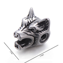 Load image into Gallery viewer, Pipitree DIY Vintage Stainless Steel Beads Claw Elephant Dragon Skull Beads Spacers Charms for Men Bracelet Jewelry Making
