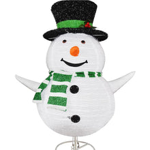 Load image into Gallery viewer, 76/180 CM LED Light Model Xmas Snowman Color Rotating Doll Toy Christmas Holiday Family
