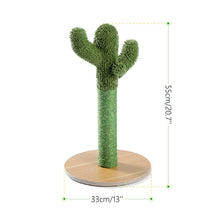 Load image into Gallery viewer, Cute Cactus Pet Cat Tree Toy with Ball Scratching Post for Cat Kitten Climbing
