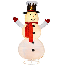 Load image into Gallery viewer, 76/180 CM LED Light Model Xmas Snowman Color Rotating Doll Toy Christmas Holiday Family
