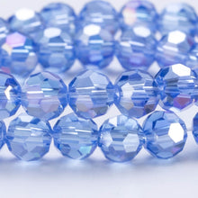 Load image into Gallery viewer, 3/4/6/8MM Round Transparent Crystal Faceted Bead For Bracelet Jewelry Making Bulk DIY Needlework Accessories Loose Glass Beads
