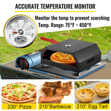 Load image into Gallery viewer, VEVOR Outdoor Pizza Oven Making Machine Stainless Steel Temperature Range From 75-450℉ for Beach Parties Camping Commercial
