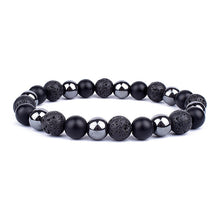 Load image into Gallery viewer, Natural Black Obsidian Hematite Tiger Eye Beads Bracelets Men for Magnetic Health Protection Women Soul Jewelry Pulsera Hombre
