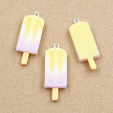 Load image into Gallery viewer, 10pcs Charms Summer Ice Cream Popsicle Ice Icicle Lolly Pendant Craft Making Handmade Jewelry DIY For Earrings Necklace
