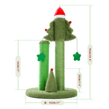 Load image into Gallery viewer, Cute Cactus Pet Cat Tree Toy with Ball Scratching Post for Cat Kitten Climbing
