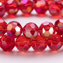 Load image into Gallery viewer, 3/4/6/8MM Round Transparent Crystal Faceted Bead For Bracelet Jewelry Making Bulk DIY Needlework Accessories Loose Glass Beads
