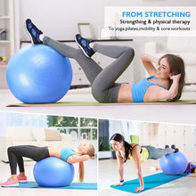 Load image into Gallery viewer, Yoga Ball Pilates Fitness Gym Fitball Balance Exercise Workout Ball 65/75/85CM
