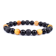 Load image into Gallery viewer, Natural Black Obsidian Hematite Tiger Eye Beads Bracelets Men for Magnetic Health Protection Women Soul Jewelry Pulsera Hombre
