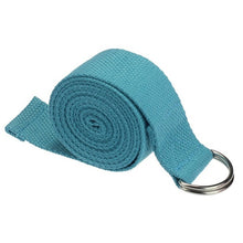 Load image into Gallery viewer, 1.8mx3.8cm Yoga Strap Durable Cotton Exercise Straps Adjustable D-Ring Buckle Gives Flexibility for Yoga Stretching Pilates
