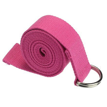 Load image into Gallery viewer, 1.8mx3.8cm Yoga Strap Durable Cotton Exercise Straps Adjustable D-Ring Buckle Gives Flexibility for Yoga Stretching Pilates
