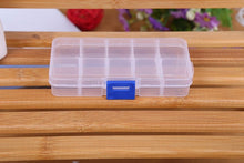 Load image into Gallery viewer, 1pcs Plastic 6/815 Storage boxes Slots Adjustable packaging transparent Tool Case Craft Organizer box jewelry accessories
