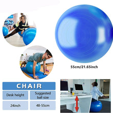 Load image into Gallery viewer, Yoga Ball Pilates Fitness Gym Fitball Balance Exercise Workout Ball 65/75/85CM
