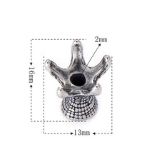 Load image into Gallery viewer, Pipitree DIY Vintage Stainless Steel Beads Claw Elephant Dragon Skull Beads Spacers Charms for Men Bracelet Jewelry Making
