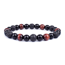 Load image into Gallery viewer, Natural Black Obsidian Hematite Tiger Eye Beads Bracelets Men for Magnetic Health Protection Women Soul Jewelry Pulsera Hombre
