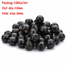 Load image into Gallery viewer, 20-500pcs/Lot 12mm Vintage Natural Big Hole Wooden Beads For Necklace Bracelet Charms for Diy Jewelry Making Hair Accessories
