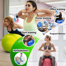 Load image into Gallery viewer, Yoga Ball Pilates Fitness Gym Fitball Balance Exercise Workout Ball 65/75/85CM
