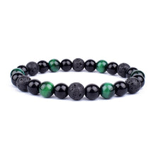 Load image into Gallery viewer, Natural Black Obsidian Hematite Tiger Eye Beads Bracelets Men for Magnetic Health Protection Women Soul Jewelry Pulsera Hombre
