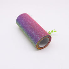 Load image into Gallery viewer, 10Yard/roll 6&quot; 15cm/7.5cm Rainbow Glitter Tulle Roll Sequin Crystal Organza Sheer Fabric DIY Craft Tutu Skirt Home Wedding Decor
