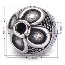 Load image into Gallery viewer, Pipitree DIY Vintage Stainless Steel Beads Claw Elephant Dragon Skull Beads Spacers Charms for Men Bracelet Jewelry Making
