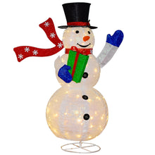 Load image into Gallery viewer, 76/180 CM LED Light Model Xmas Snowman Color Rotating Doll Toy Christmas Holiday Family
