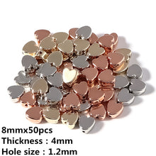 Load image into Gallery viewer, 50-300pcs/Lot Heart Star Round CCB Beads Big Hole Beads For Jewelry Making  Loose Spacer Beads DIY Bracelet Necklace Accessories
